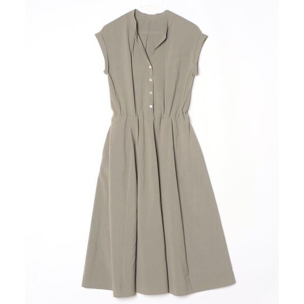 「IENA」 半袖ワンピース 36 グリーン レディース