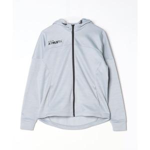 「ATHLETA」 ジップアップパーカー M ブルー メンズ