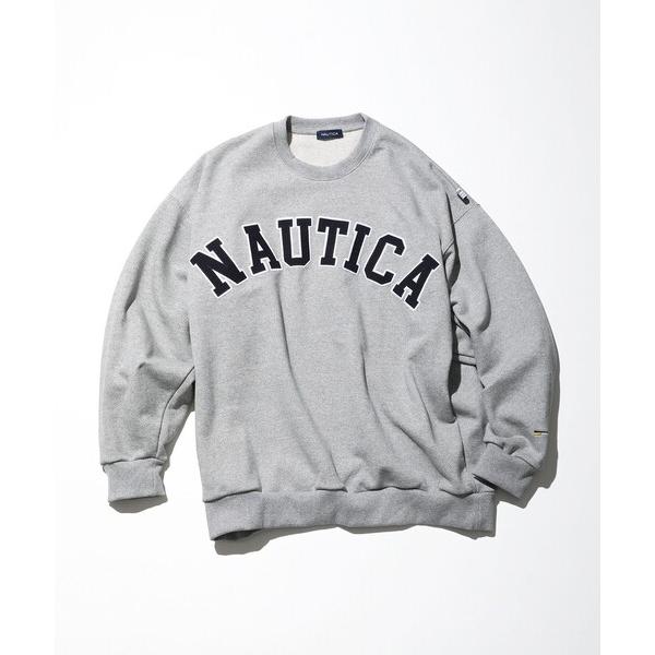 「NAUTICA」 スウェットカットソー MEDIUM グレー メンズ