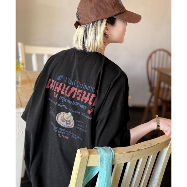 「Java」 半袖Tシャツ MEDIUM ブラック レディース