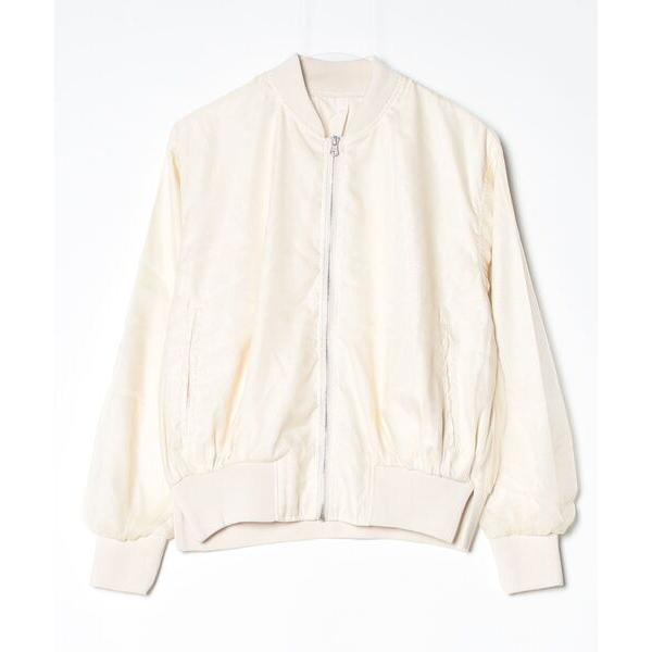 「r.」 ブルゾン FREE アイボリー レディース
