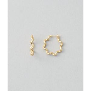 Jouete（ジュエッテ） ピアス K10WG フープピアス ツイスト レディース