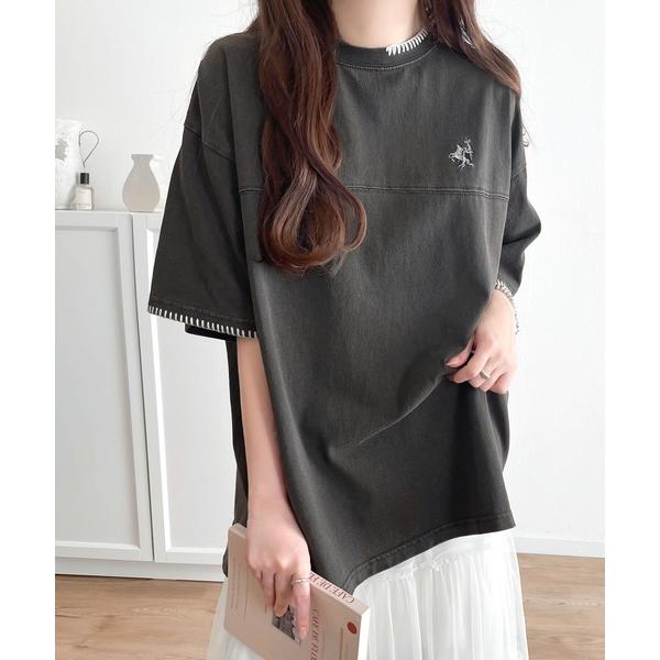 「Java」 半袖Tシャツ SMALL グレー レディース