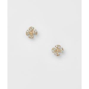 ピアス K10ダイヤモンドピアス（0.03ct）「インスタLIVE紹介アイテム」 レディース
