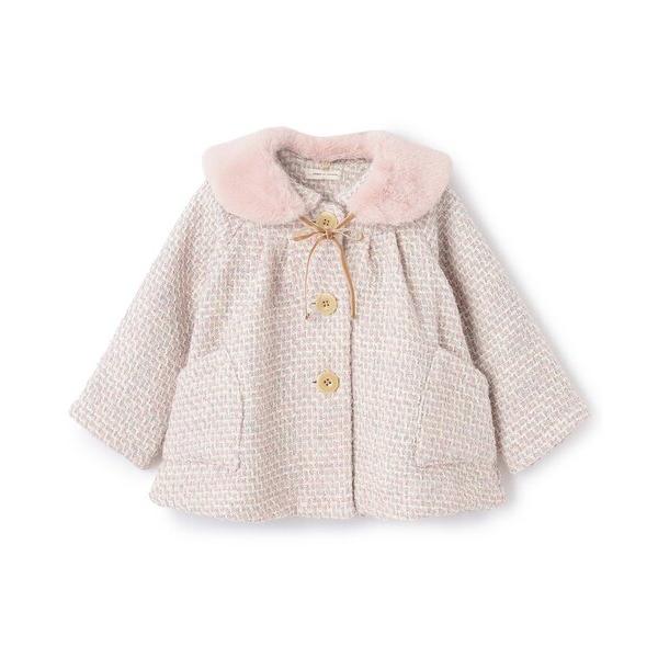 コート アウター ティペットつきロービングコート キッズ 子供服 女の子