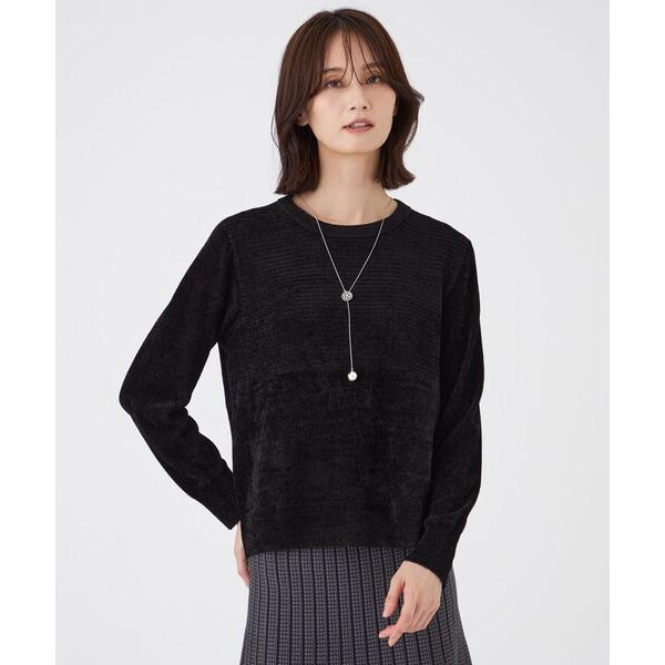 ニット セーター 「ウォッシャブル」モールヤーン×TEXBRIDプルオーバー レディース
