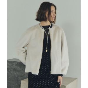 コート アウター ボリューム袖フェイクファーコート レディース