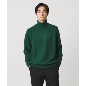 セーター ニット ウール カシミヤ ミドルゲージ タートルネック ニット メンズ