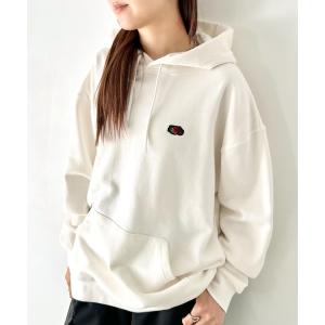 パーカー Fruit of the Loom(フルーツオブザルーム)/オーバーサイズ 裏毛 起毛なし 無地 ワッペン ワンポイント パーカー フーディ