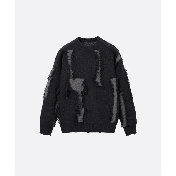セーター ニット Fringe Design Sweater メンズ