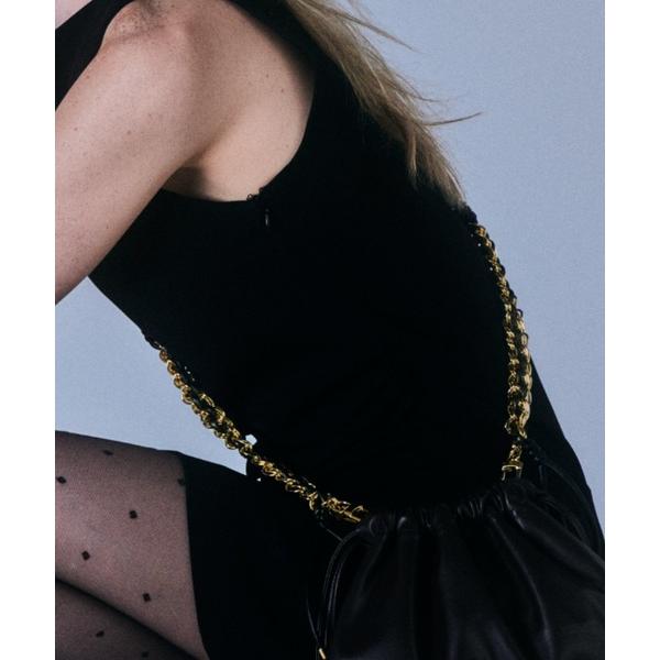 「IRIS 47」  entrelace long strap/アントゥルラセ ロング ストラップ