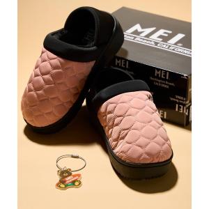 スリッポン 「 MEI / メイ 」レディース2WAY厚底モックシューズ アクリルチャーム付き レディース