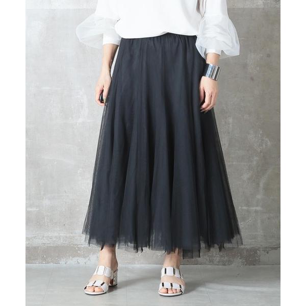 スカート チュールフレアスカート（CLOVER DEPOT）