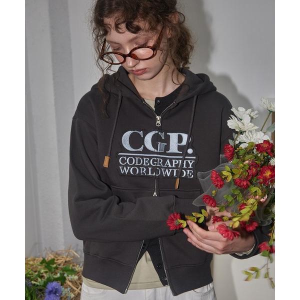 パーカー (Women) Square Point Hooded Zip-up CBEWWTC030...