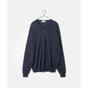 セーター ニット JOHN SMEDLEY SHIPTON ジョンスメドレー シップトン 長袖Vネック メリノウール ニット メンズ レディース