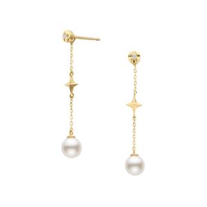 VENDOME AOYAMA（ヴァンドーム青山） ピアス K10YG ブラウン