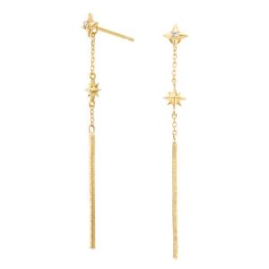 BURBERRY（バーバリー） BURBERRY EKD ゴールドプレート ピアス