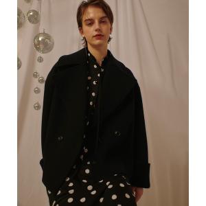 ピーコート pコート メルトンコクーンミドルコート レディースの商品画像