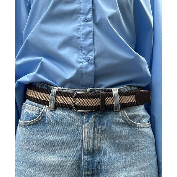 ベルト メッシュラインベルト レディース メンズ