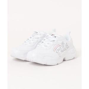 スニーカー FILA フィラ RAY TRAINER v2 SCRIPT レイトレーナーブイ2スクリプト 1RM02991H100 ABC-MART限定 *White / White レディース