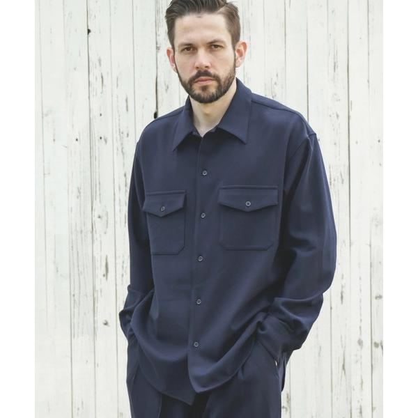 シャツ 「MR.OLIVE/ミスターオリーブ」PEACHSKIN STRETCH GABARDINE...