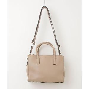 「ANYA HINDMARCH」 ハンドバッグ - ベージュ レディース