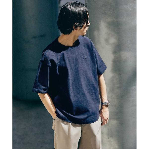 「LACOSTE」 半袖Tシャツ 4 ネイビー メンズ