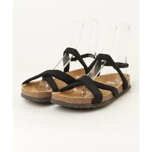 「ARCOPEDICO」 フラットサンダル 39 ブラック レディース