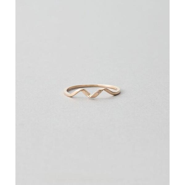 指輪 リング 「レイヤー」 K10YG リング ダイヤモンド レディース