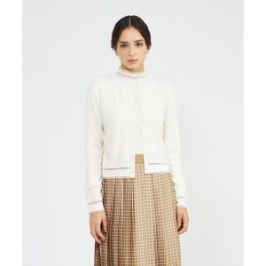 カーディガン シアーコンビニット カーディガン レディース