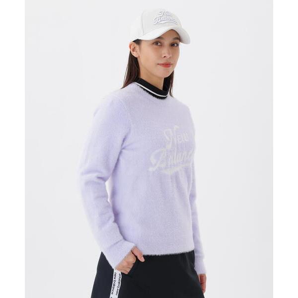 ニット セーター 「new balance golf」スクリプトロゴ フェザーヤーン クルーネック ...