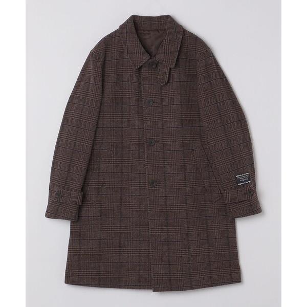 ステンカラーコート コート SHIPS Colors:ホロウ ウール ステンカラーコート メンズ