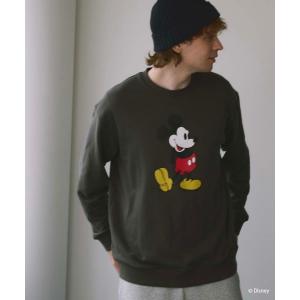 トレーナー スウェット 「oceanpacific/オーシャンパシフィック」ミッキー裏毛クルースウェット メンズ レディース