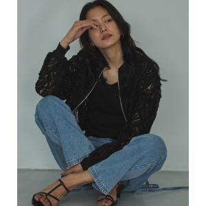 ブルゾン アウター 「ZOZO限定」チュールレースブルゾン レディース