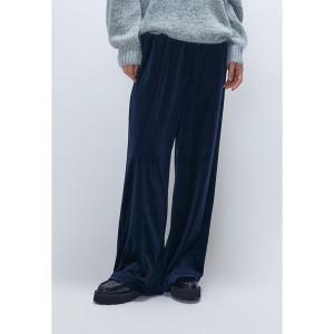 パンツ ベロアワイドパンツ レディース