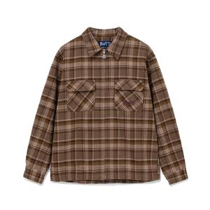シャツ BoTT / ボット Zip-Up Flannel Shirt メンズ レディース