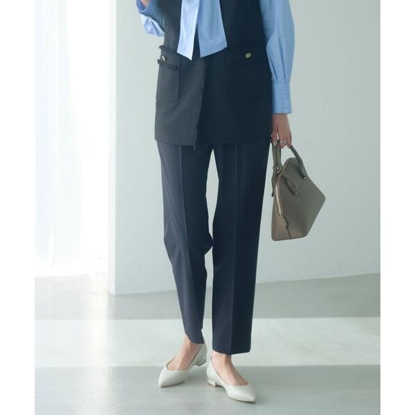 スラックス パンツ 「size SHORT/TALLあり」パウドレ テーパード パンツ ウォッシャブ...