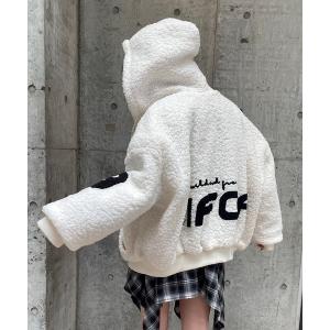 パーカー バックロゴボアジップパーカー レディース メンズ