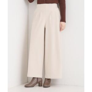 パンツ 「着丈選べる」あったかもちもちワイドパンツ レディース