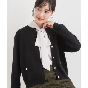 もちもちタッチ クルーネックカーディガン