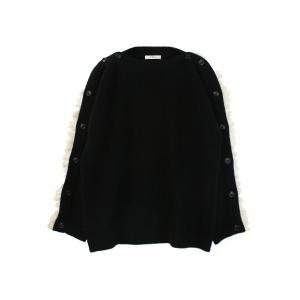 ニット セーター レースショルダーマルチWAYニット レディース