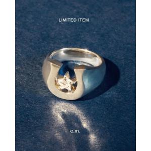 指輪 リング ホースシューリング/25CC/レディース/メンズ/スターCZ レディース メンズ