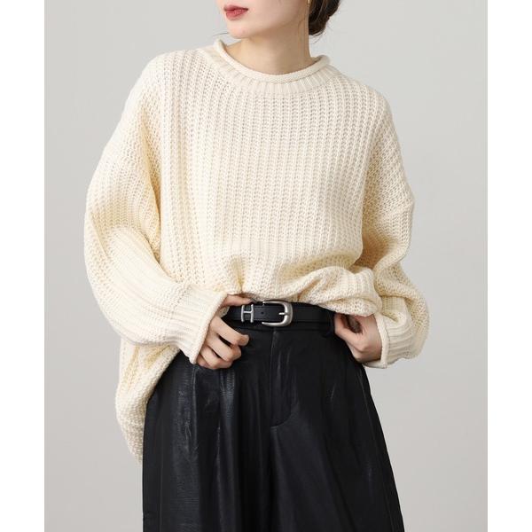 ニット セーター クルーネックニット レディース
