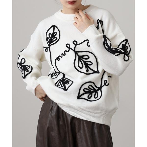 ニット セーター アートデザインニット レディース