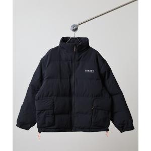 ダウンジャケット ダウン サイドポケットパテッドジャケット メンズ レディース