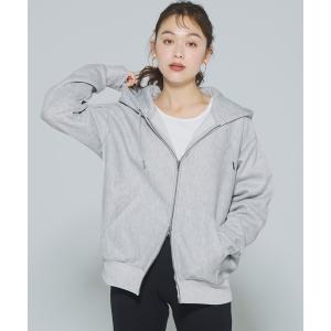 パーカー ポリエステル裏起毛ベーシックZIPパーカー メンズ レディース