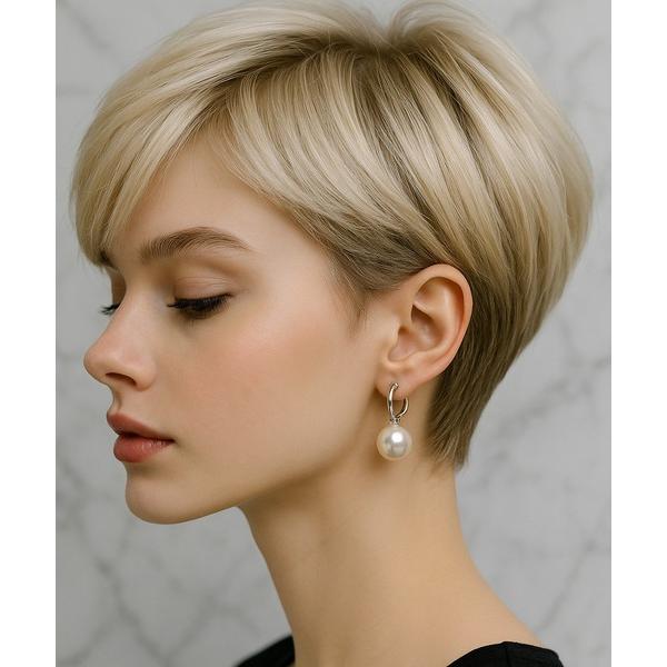 イヤリング 「 NOLITA / ノリータ 」 2WAY クリスタルパール フープ イヤリング パー...