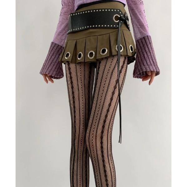 タイツ レース柄ストッキング レディース