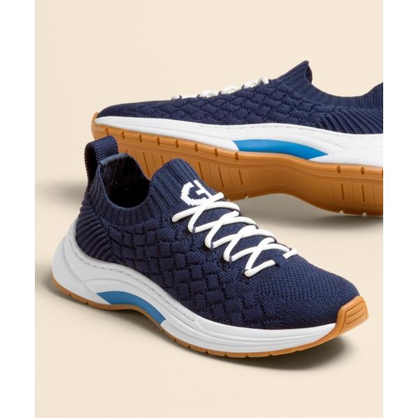 ウォーキングシューズ スニーカー グランド クロスコート エルダ ニット ランナー womens レ...