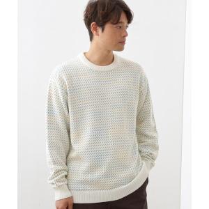 バーズアイグラデーションニット